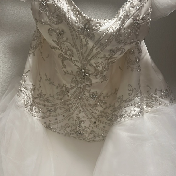 Princess Wedding Dress with Corset backing - Picture 3 of 17